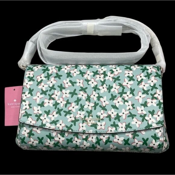 Kate Spade Laurel Way Greer Floral Crossbody Bag Purse - Picture 1 of 11